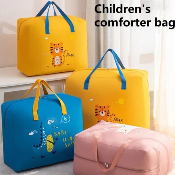 Baby Dinosaur Cloth Organizer And Storage Handbag Portable | Portable Storage Bag | ( Random Color & Mix Design )
