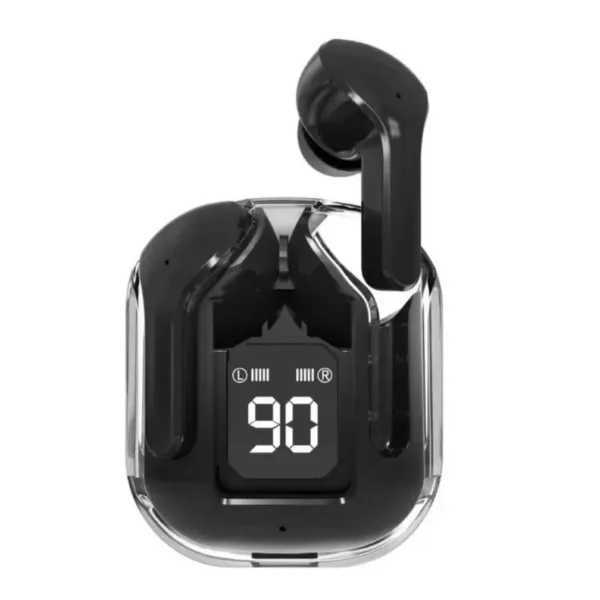 Air31 Wireless Crystal Transparent Bluetooth/airpods/earbuds ( Random Colour)