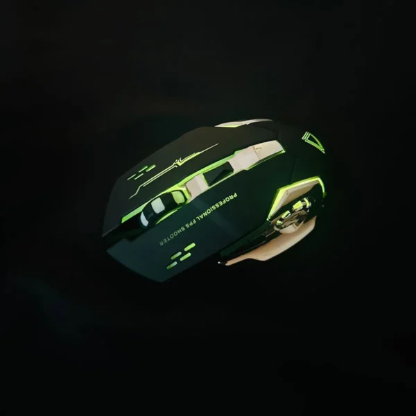 Wireless & Rechargeable Gaming Mouse Led Light Mouse | Ultimate Gaming Wireless Mouse For Laptop Pc Computer Gamer