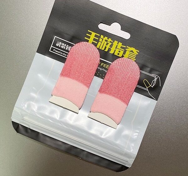 Gaming Finger Sleeves – 2 Pcs Pack Sweat-Proof Breathable Thumb Sleeves for Mobile Gaming
